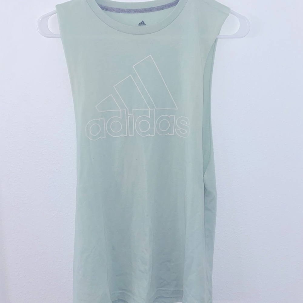 Women’s Adidas Ultimate 2.0 Mint Green Tank Top (small)